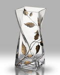 Gold Leaf - 20cm Twist Vase by aurelia flowers